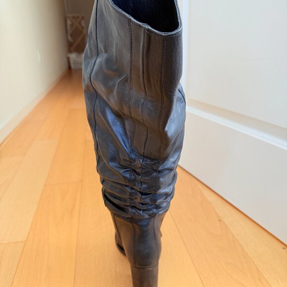 Free People Elle Tall Slouch Boots Size 10 Black - NBW - Picture 9 of 9